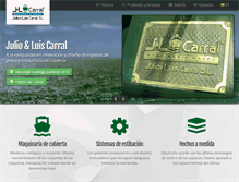 Tablet Screenshot of jlcarral.com